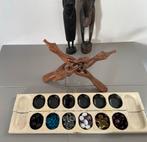 Afrikaanse beeldjes - een spel - houten sculptuur, Ophalen of Verzenden