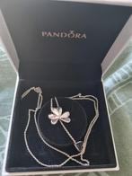 Originele pandora ketting klavertje vier van 60 cm lang, Sieraden, Tassen en Uiterlijk, Kettingen, Ophalen of Verzenden, Zo goed als nieuw