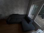 Donker grijze hoekbank. Gratis ophalen, Ophalen of Verzenden, Gebruikt, Stof