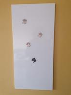 Magneetbord wit met 5 magneten, Huis en Inrichting, Woonaccessoires | Memoborden, Zo goed als nieuw, Ophalen
