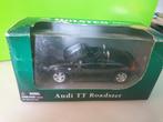 Maisto - Audi TT Roadster [zwart] 1/38 MIB, Hobby en Vrije tijd, Modelauto's | Overige schalen, Ophalen of Verzenden, Zo goed als nieuw