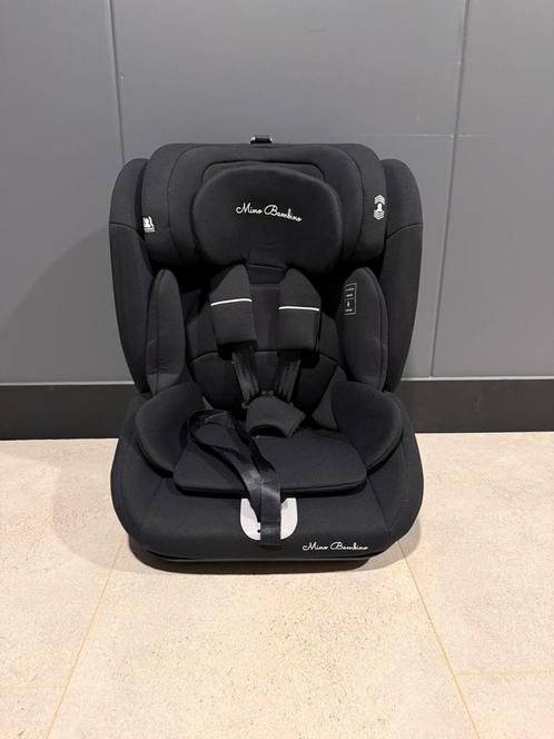 Mino Bambino i-Size autostoel - Zwart, Kinderen en Baby's, Autostoeltjes, Nieuw, Overige merken, 15 t/m 36 kg, Autogordel, Verstelbare rugleuning
