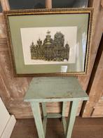 Ingelijste prent van de Markt in Brussel. Putman., Ophalen