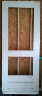 Hardhouten voordeur in de grondverf. (3), Doe-het-zelf en Verbouw, Deuren en Horren, Ophalen, 80 tot 100 cm, 200 tot 215 cm, Hout