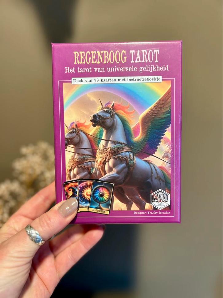 Tarot kaarten deck regenboog, Boeken, Esoterie en Spiritualiteit, Nieuw, Overige typen, Tarot of Kaarten leggen, Ophalen of Verzenden