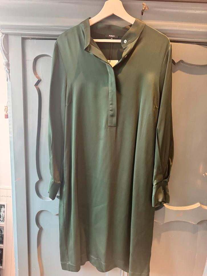 Mooie groene jurk van Purdey, maat 40, Kleding | Dames, Jurken, Zo goed als nieuw, Maat 38/40 (M), Groen, Boven de knie, Ophalen of Verzenden
