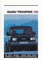 Brochure Isuzu Trooper 1989 DUITSLAND, Gelezen, Overige merken, Ophalen of Verzenden, Isuzu