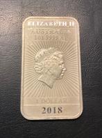 Australie 1 dollar 2018 1 oz zilver 9999, Ophalen of Verzenden, Zilver