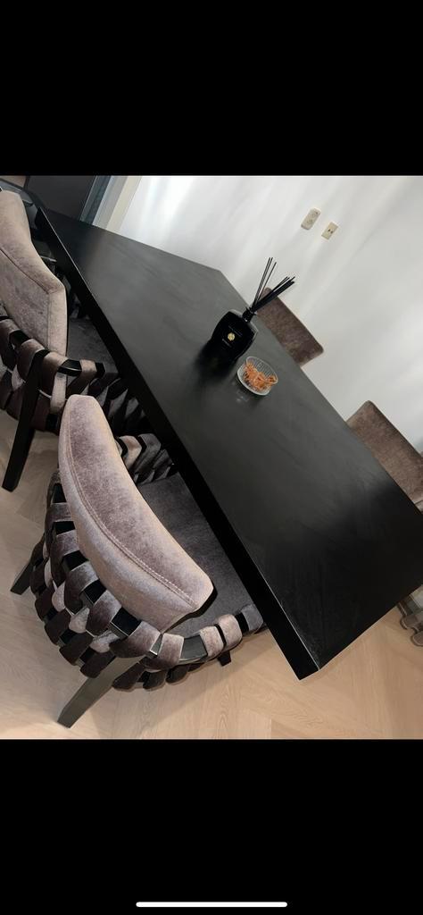 Complete eettafel set met stoelen, Huis en Inrichting, Complete inboedels, Ophalen of Verzenden