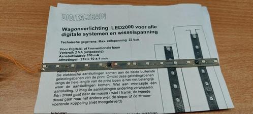 DigitalTrain LED2000  wagonverlichtingsset, Hobby en Vrije tijd, Modeltreinen | H0, Ophalen of Verzenden