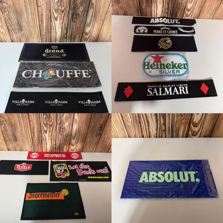 diverse barmatten (bar mats), Verzamelen, Biermerken, Zo goed als nieuw, Ophalen of Verzenden