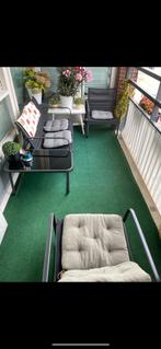 Tuinset / balkonset, loungeset 5 persoons, Tuin en Terras, Ophalen, 5 zitplaatsen, Aluminium, Zo goed als nieuw