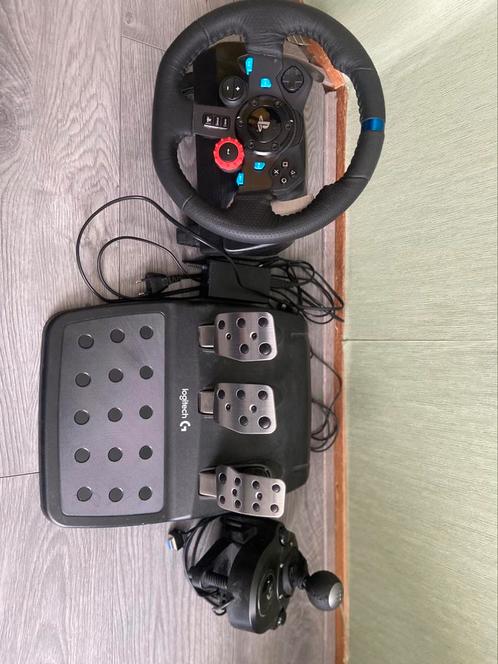 Logitech G29 stuur + pedalen + shifter (compleet), Spelcomputers en Games, Spelcomputers | Xbox | Accessoires, Zo goed als nieuw