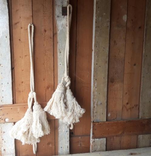 Embrasses touwen voor gordijnen 2 stuks SET PRIJS, Huis en Inrichting, Stoffering | Gordijnen en Lamellen, Gebruikt, Ophalen of Verzenden