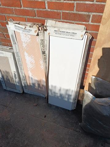 Geotiles witte tegels 30x90cm 15x beschikbaar voor biedingen