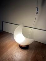 Himalaya zoutlamp wit maan, Huis en Inrichting, Ophalen, Gebruikt, Overige materialen, Minder dan 50 cm