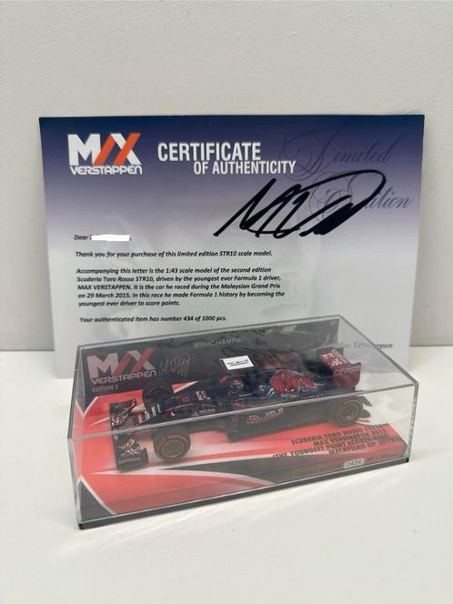 Max Verstappen 1:43 Edition 2 Toro Rosso Malaysian GP, Verzamelen, Automerken, Motoren en Formule 1, Nieuw, Formule 1, Ophalen of Verzenden