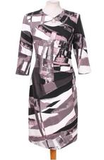 Ribkoff elegante jurk in natureltinten mooie accenten 38, Kleding | Dames, Jurken, Maat 38/40 (M), Overige kleuren, Verzenden