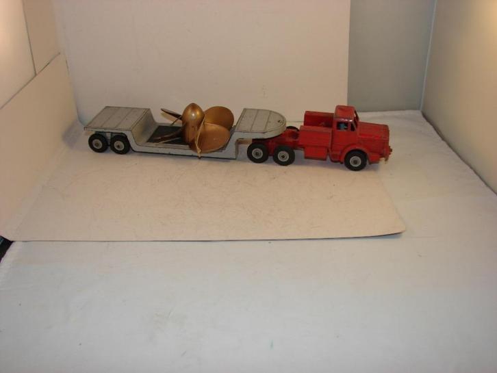 Dinky toy 986 Mighty antar loader uit 1956., Hobby en Vrije tijd, Modelauto's | 1:43, Gebruikt, Bus of Vrachtwagen, Dinky Toys