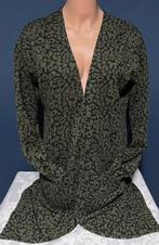 zgan! Super leuk LegerGroen vest panterprint Catwalk mt L., Ophalen of Verzenden, Zo goed als nieuw, Groen