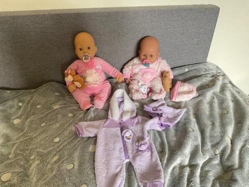 Baby pop Zapf creations interactief, Kinderen en Baby's, Speelgoed | Poppen, Gebruikt, Babypop, Ophalen of Verzenden