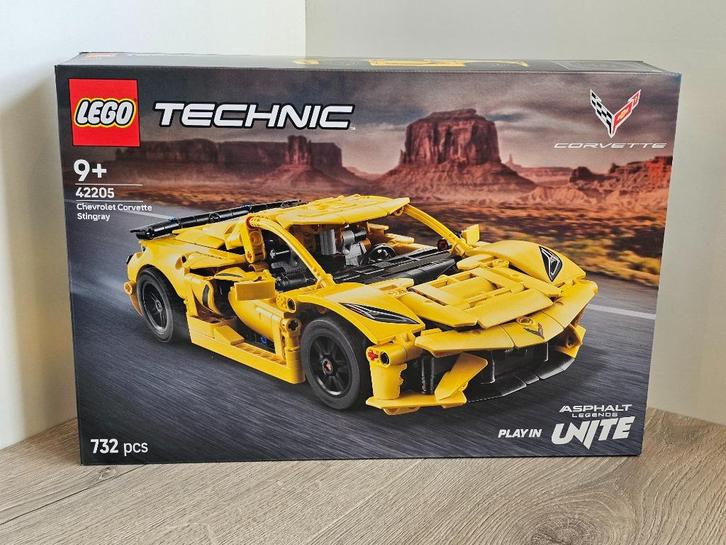 SINT-SALE: LEGO Technic 42205, Chevrolet Corvette Stingray., Kinderen en Baby's, Speelgoed | Duplo en Lego, Nieuw, Lego, Complete set