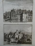 gravure kasteel Mussenburg Nijmegen, graveur Spilman, 1744, Antiek en Kunst, Kunst | Etsen en Gravures, Verzenden