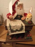 Nostalgische Kerstman aan bureau., Ophalen of Verzenden, Gebruikt