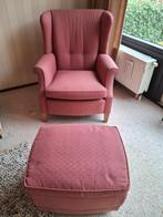 Stoel ( ouderwetse opoe stoel ), Huis en Inrichting, Fauteuils, Ophalen, Gebruikt, 75 tot 100 cm, Stof