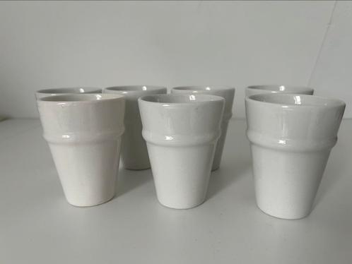 NIEUW Kleine marokkaanse kopjes crèmewit, totaal 7 stuks, Huis en Inrichting, Keuken | Servies, Nieuw, Kop(pen) en/of Schotel(s)