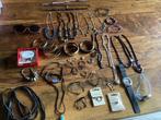 Sieraden; kettingen, armbandjes, horloge, ring, Ophalen of Verzenden, Zo goed als nieuw, Overige materialen