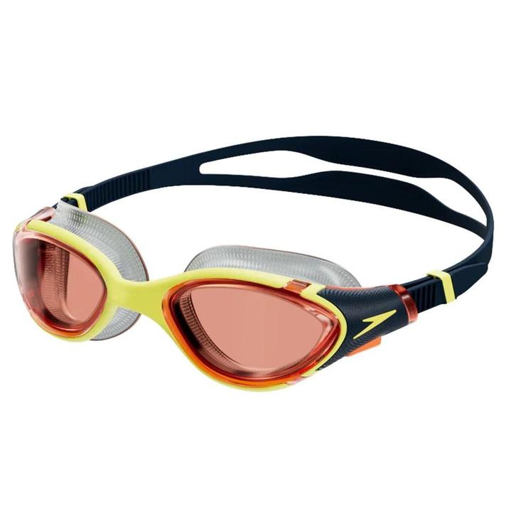 Nieuwe Speedo Biofuse 2.0 zwembril Yellow Orange, Watersport en Boten, Duiken, Nieuw, Duikbril of Snorkel, Ophalen of Verzenden