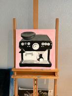 Koffiemachine Schilderij - 40x40 cm, Antiek en Kunst, Kunst | Schilderijen | Klassiek, Ophalen
