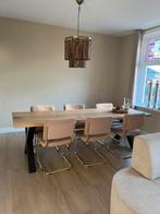 6 Roze eetkamerstoelen boucle merk ZUIVER, Huis en Inrichting, Stoelen, Ophalen of Verzenden, Overige kleuren, Stof, Vijf, Zes of meer stoelen