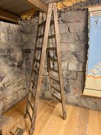 Oude vintage trap trapladder schilderstrap 230cm, Ophalen
