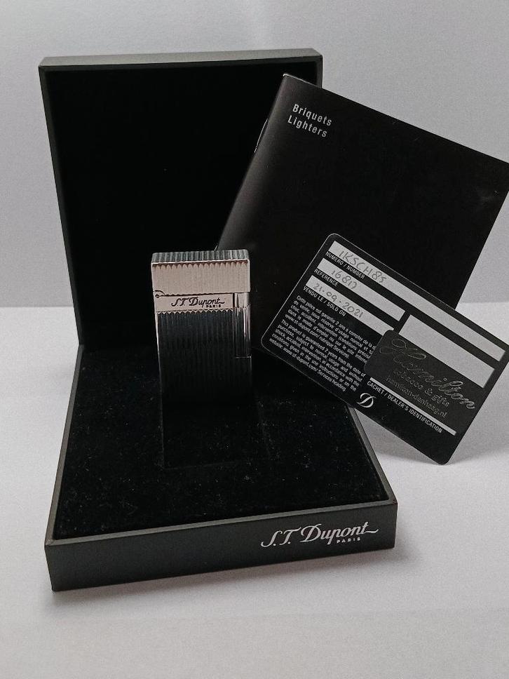 S.T.Dupont aansteker: Ligne 2 dubbele vlam, Verzamelen, Rookartikelen, Aanstekers en Luciferdoosjes, Zo goed als nieuw, Aansteker