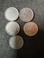 10 Cent 1948 Wilhelmina (5 stuks), Ophalen of Verzenden, Koningin Wilhelmina, 10 cent, Losse munt