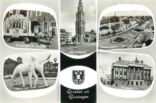 (701-042-005) Groningen Groeten uit, Verzamelen, Ansichtkaarten | Nederland, Groningen, Verzenden