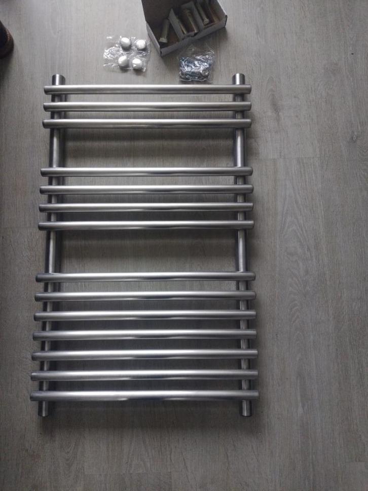 RVS radiatoren Design radiator nieuw 50x80, Doe-het-zelf en Verbouw, Sanitair, Nieuw, Douche, Rvs, Ophalen of Verzenden