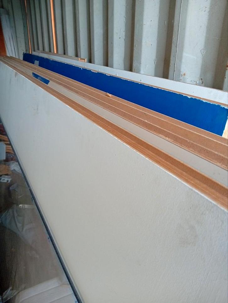 Standbouw Wanden - 8 meter, 300cm hoog, Doe-het-zelf en Verbouw, Platen en Panelen, Ophalen