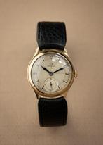 Omega 30 mm / 9K goud / 1930’s / hand opwindbaar, Leer, Polshorloge, Ophalen of Verzenden, Zo goed als nieuw