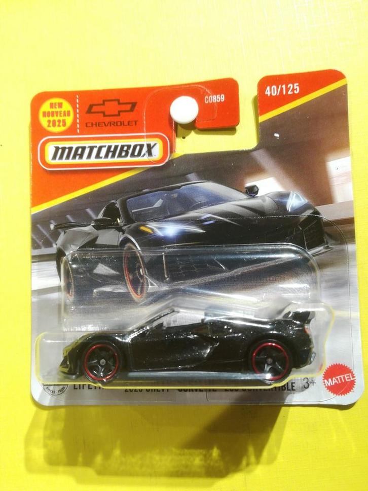 2023 Chevy Corvette Z06 Convertible Matchbox 40/125 2025, Hobby en Vrije tijd, Modelauto's | Overige schalen, Nieuw, Auto, Ophalen of Verzenden