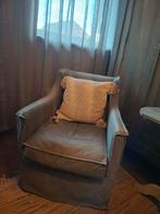 Landelijke "stoer en sober" draaifateuil, Huis en Inrichting, Fauteuils, Ophalen, Zo goed als nieuw, 50 tot 75 cm