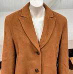 Vintage Trench Coat - Jobis Luxury angora-mohair wol jas L, Bruin, Maat 42/44 (L), Ophalen of Verzenden, Zo goed als nieuw
