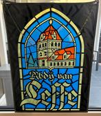 Glas in lood reclame Abdij van Leffe Bier, Ophalen, Gebruikt