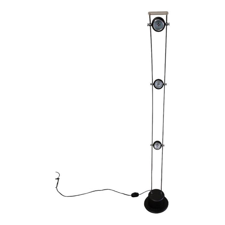 90's vloerlamp Wofi Leuchten, Huis en Inrichting, Lampen | Vloerlampen, Gebruikt, 100 tot 150 cm, Metaal, Ophalen
