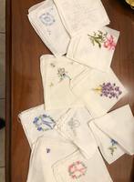 Zakdoekjes, Antiek en Kunst, Antiek | Kleden en Textiel, Ophalen of Verzenden