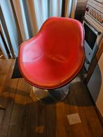 Vintage Space Age Stoelen, Huis en Inrichting, Stoelen, Gebruikt, Leer, Eén, Rood