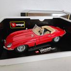 BURAGO: JAGUAR E-TYPE ROADSTER 1961, Hobby en Vrije tijd, Modelauto's | 1:18, Ophalen of Verzenden, Nieuw, Auto, Bburago