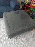 Hocker grijs 100 x 100 met glasplaat 80 x 80, Gebruikt, Ophalen